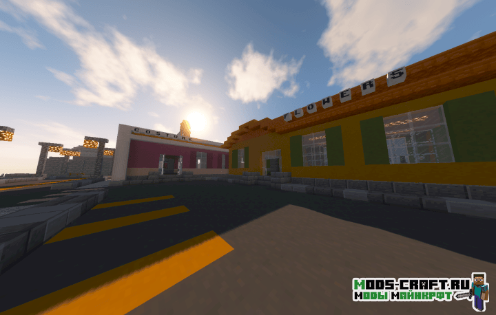 Карта большого города TECHLIENS 2.0 для minecraft 1.12.2 2 Карта большого города TECHLIENS 2.0 для minecraft 1.12.2