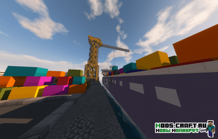 Карта большого города TECHLIENS 2.0 для minecraft 1.12.2 1 Карта большого города TECHLIENS 2.0 для minecraft 1.12.2