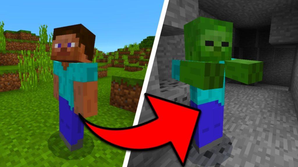 Мод Player Skin Mob для майнкрафт 1.12.2