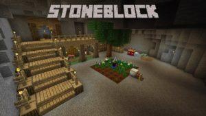 Сборка StoneBlock - выживание внутри камня майнкрафт 1.12.2