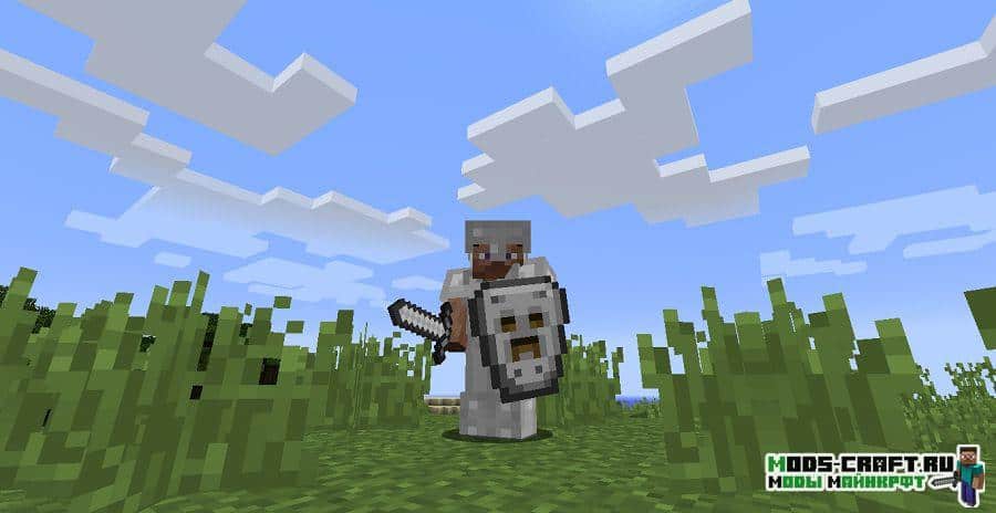 Мод на Щиты - Spartan Shields для майнкрафт 1.16.5, 1.15.2, 1.14.4, 1.12.2