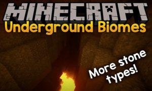 Мод Underground Biomes для майнкрафт 1.14.4, 1.12.2