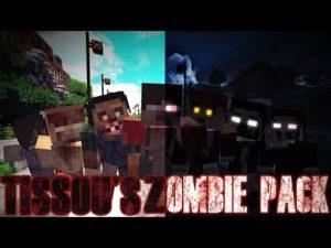 Текстуры зомбиапокалипсиса - Tissou’s Zombie для minecraft 1.13.2 1.12.2