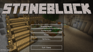 Сборка StoneBlock - выживание внутри камня майнкрафт 1.12.2