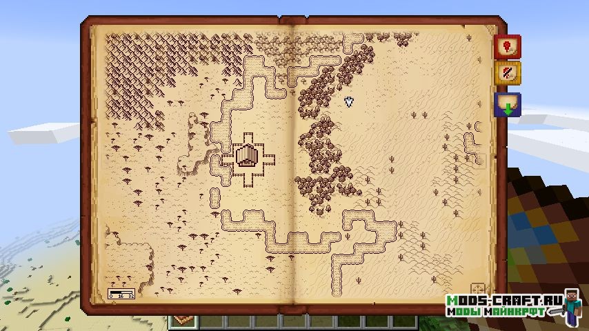 Мод Antique Atlas для майнкрафт 1.18.2, 1.17.1, 1.16.5, 1.15.2, 1.14.4, 1.12.2, 1.7.10