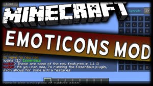 Мод Смайлы в чат EiraMoticons для minecraft 1.12.2, 1.11.2, 1.10.2, 1.8.9, 1.7.10