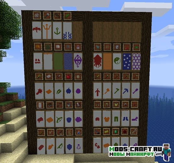 Мод Additional Banners для майнкрафт 1.20.4, 1.19.4, 1.16.5, 1.12.2 2 Мод Additional Banners для майнкрафт 1.20.4, 1.19.4, 1.16.5, 1.12.2