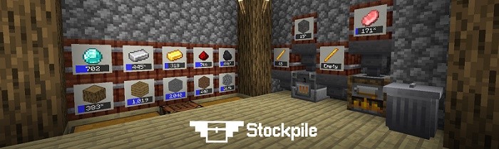 Мод Stockpile для minecraft 1.14.3
