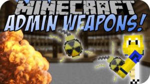 Мод Admin Weapons для minecraft 1.14.4, 1.12.2, 1.7.10