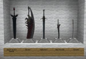 Мод Devil May Cry Weapons для minecraft 1.15.2, 1.12.2