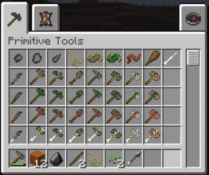 Мод Primitive Tools для minecraft 1.12.2