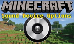 Мод Sound Device Options для minecraft 1.14.2, 1.12.2
