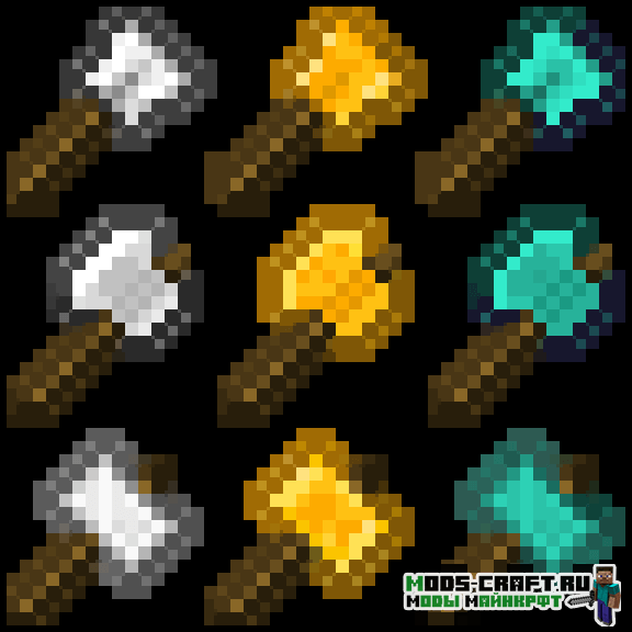 Мод Practical Tools для minecraft 1.16.3, 1.15.2, 1.14.4