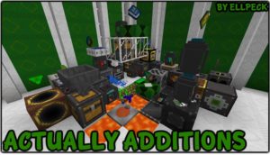 Мод Actually Additions для minecraft 1.12.2, 1.10.2, 1.7.10