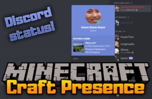 Мод Craft Presence для minecraft 1.14.4, 1.12.2, 1.7.10