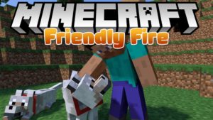 Мод Friendly Fire для minecraft 1.16.4, 1.15.2, 1.14.4, 1.12.2, 1.7.10