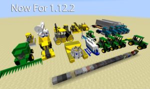 Мод на комбайны, трактора и самосвалы - TechStack's Heavy Machinery для minecraft 1.12.2, 1.8.9, 1.8