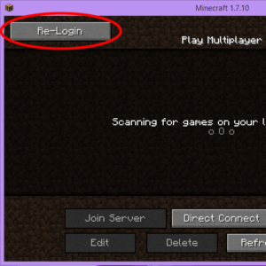 Мод ReAuth для minecraft 1.16.5, 1.15.2, 1.14.4, 1.12.2