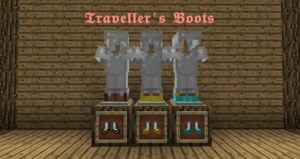 Мод Traveller’s Boots для minecraft 1.16.3, 1.15.2, 1.14.4, 1.12.2