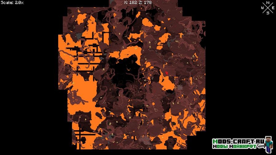 Мод Xaero’s World Map 1.15.1, 1.14.4, 1.12.2, 1.7.10