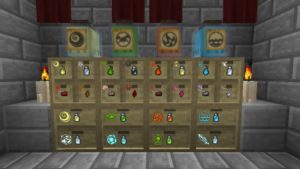 Мод Storage Drawers для minecraft 1.20.1, 1.19.4, 1.18.2, 1.17.1, 1.16.3, 1.15.2, 1.14.4, 1.12.2, 1.7.10