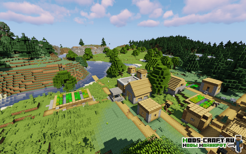 Мод NoCubes для minecraft 1.14.4, 1.12.2, 1.7.10 1 Мод NoCubes для minecraft 1.14.4, 1.12.2, 1.7.10