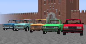 Пак машин ВАЗ - D33 Vaz package для minecraft 1.12.2, 1.7.10