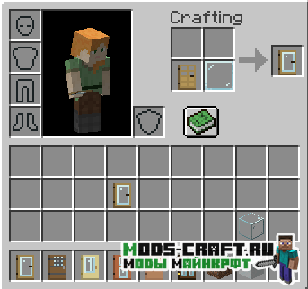 Мод на двери Modern Glass Doors 1.15, 1.14.4 1 Мод на двери Modern Glass Doors 1.15, 1.14.4