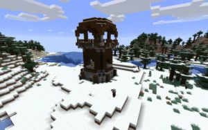 Сид с зимней деревней для майнкрафт 1.14.4 Сид с зимней деревней для майнкрафт 1.14.4