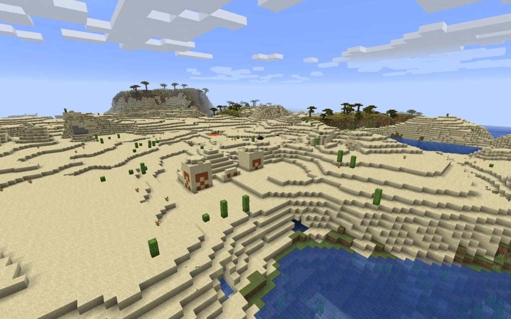 Интересный сид с пустынной деревней [1.14.4]