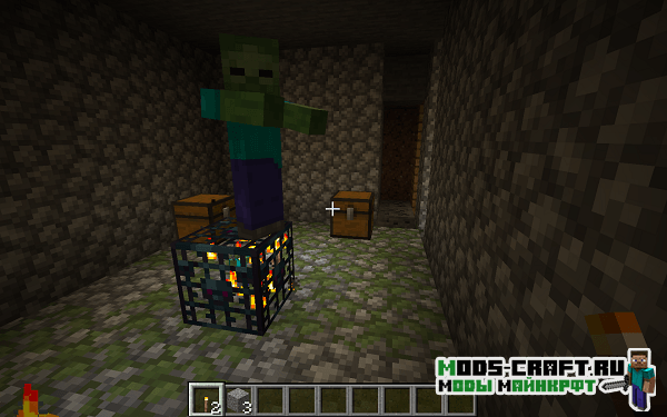 Сид майнкрафт в пещере с сокровищем [1.14.4]