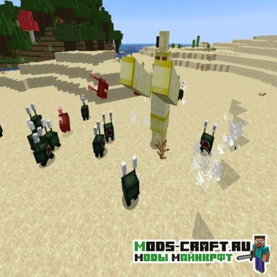 Мод Extra Pets and Golems для minecraft 1.14.4