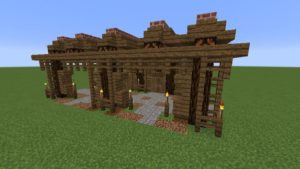 Мод Prefab 1.19.3, 1.18.2, 1.17.1, 1.16.5, 1.15.2, 1.12.2 (постройки из 1 блока)