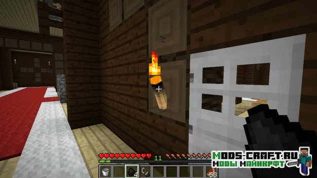 Мод на сгораемые факела - Burning Torches 1.16.5, 1.15.2, 1.12.2