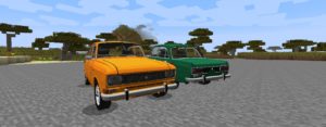Пак машин Москвич - D33 AZLK Package для minecraft 1.7.10
