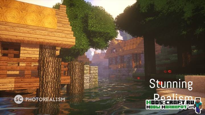 Ресурспак SC Photorealism для minecraft 1.14.4, 1.12.2
