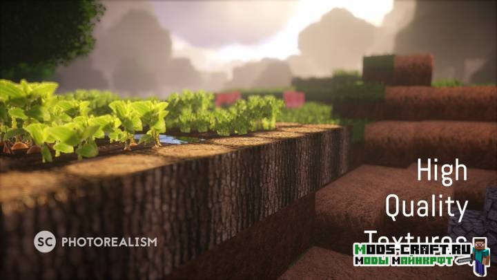 Ресурспак SC Photorealism для minecraft 1.14.4, 1.12.2