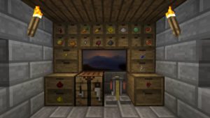 Мод Storage Drawers для minecraft 1.20.1, 1.19.4, 1.18.2, 1.17.1, 1.16.3, 1.15.2, 1.14.4, 1.12.2, 1.7.10