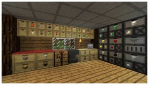 Мод Storage Drawers для minecraft 1.20.1, 1.19.4, 1.18.2, 1.17.1, 1.16.3, 1.15.2, 1.14.4, 1.12.2, 1.7.10