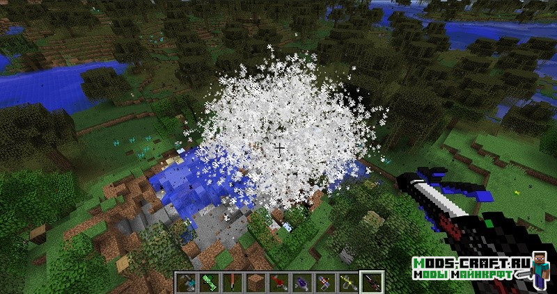 Мод Futuristic Weapons для minecraft 1.12.2