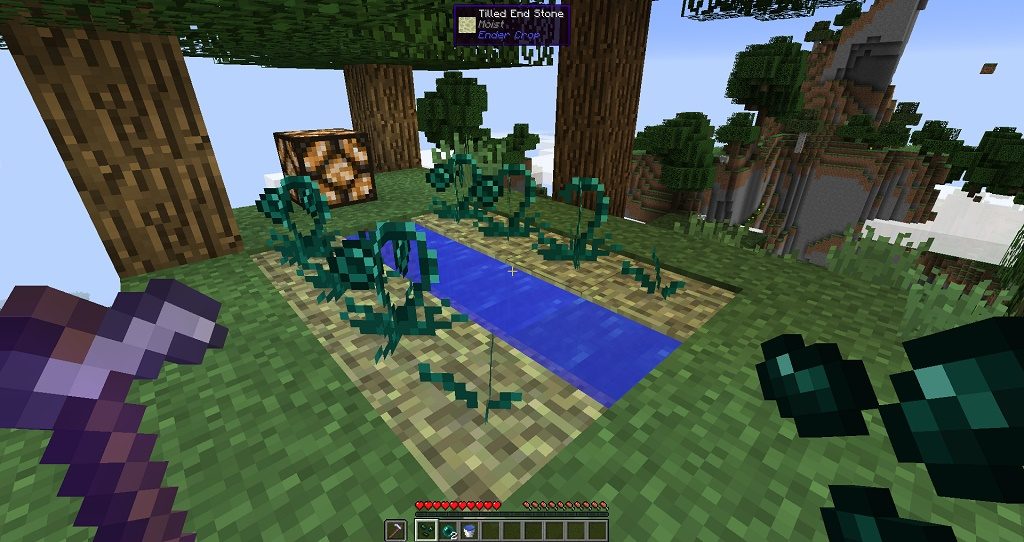 Мод Ender Crop для minecraft 1.12.2, 1.11.2, 1.7.10