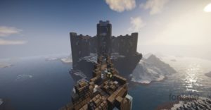 Карта города из Скайрима Winterhold для minecraft 1.14.4, 1.12.2