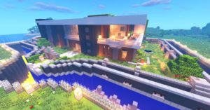 Карта дома с защитой для minecraft 1.14.4, 1.12.2