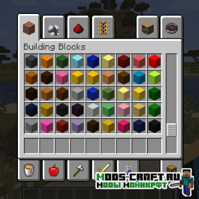 Мод Coloration на цветные блоки для minecraft 1.14.4 Мод Coloration на цветные блоки для minecraft 1.14.4