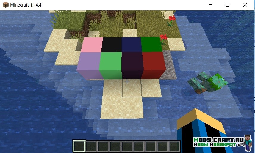 Мод Coloration на цветные блоки для minecraft 1.14.4 1 Мод Coloration на цветные блоки для minecraft 1.14.4