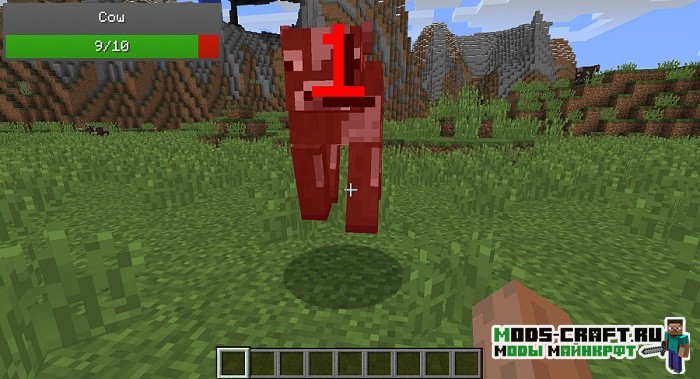 Мод ToroCraft’s Damage Indicators 1.16.4, 1.15.2, 1.14.4, 1.12.2