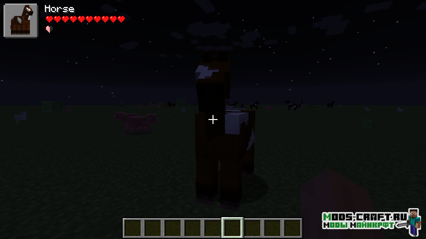 Мод Ama's Damage Indicator для minecraft 1.15.2, 1.14.4