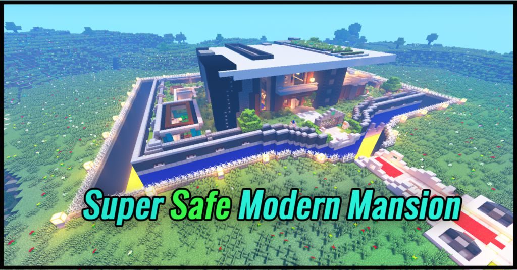 Карта дома с защитой для minecraft 1.14.4, 1.12.2