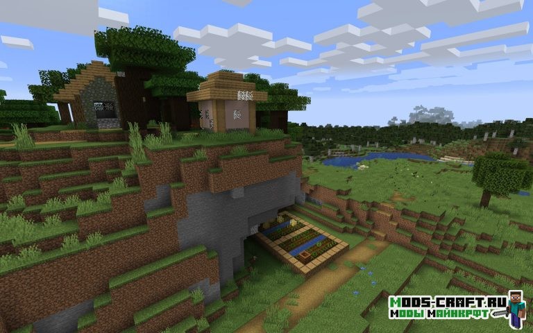 Лесная деревня уничтоженная зомби [1.14.4]