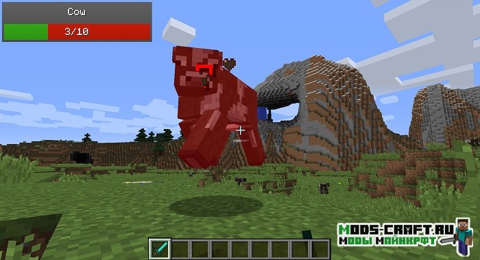 Мод ToroCraft’s Damage Indicators 1.16.4, 1.15.2, 1.14.4, 1.12.2